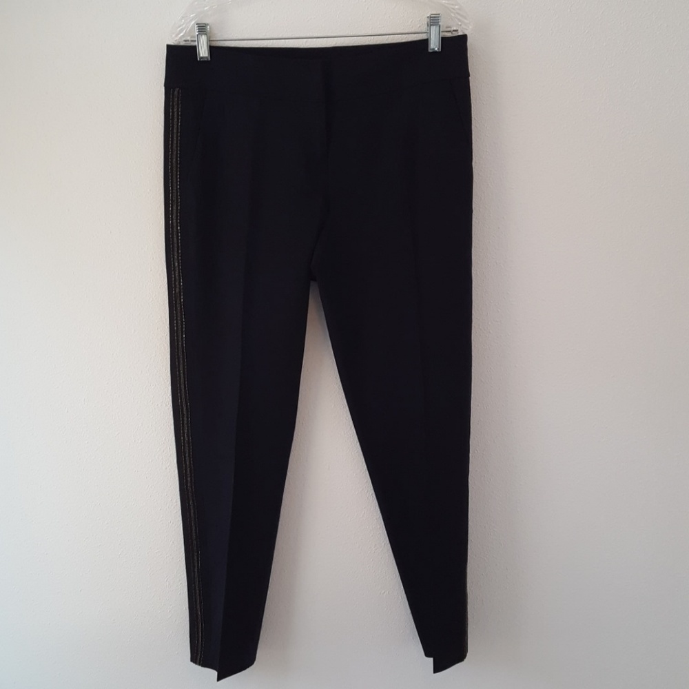Ann Taylor Embellished Tuxedo Pants